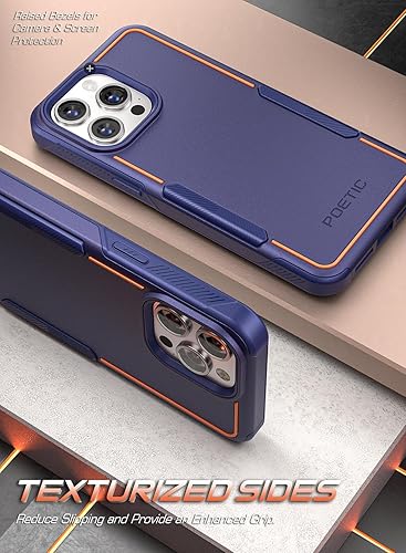 Miniatura 3 de Poetic Neon Series - Funda para iPhone 15 Pro, doble capa, resistente, resistente, ligera, delgada, a prueba de golpes, protección contra caídas,