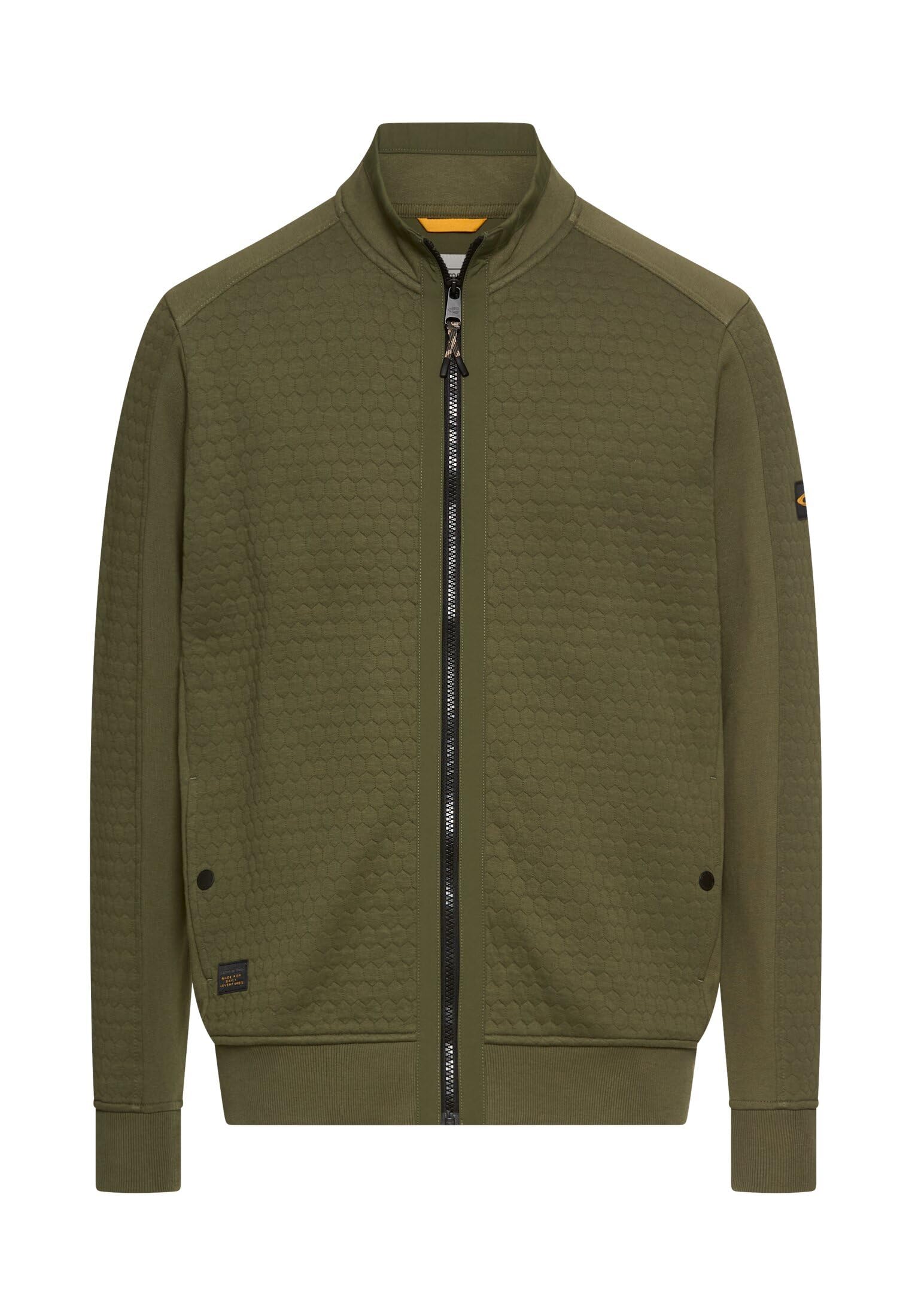 camel active Męska bluza z mieszanki bawełny, leśna zieleń, M