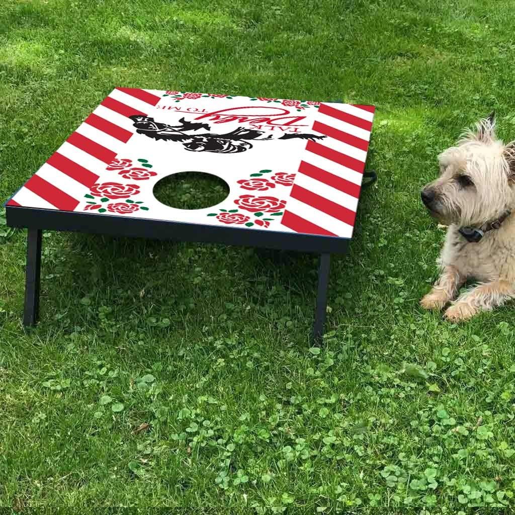 VictoryStore Horse Derby Party Supplies - Talk Derby to Me Cornhole – Bean Bag Toss Tailgate Game Set