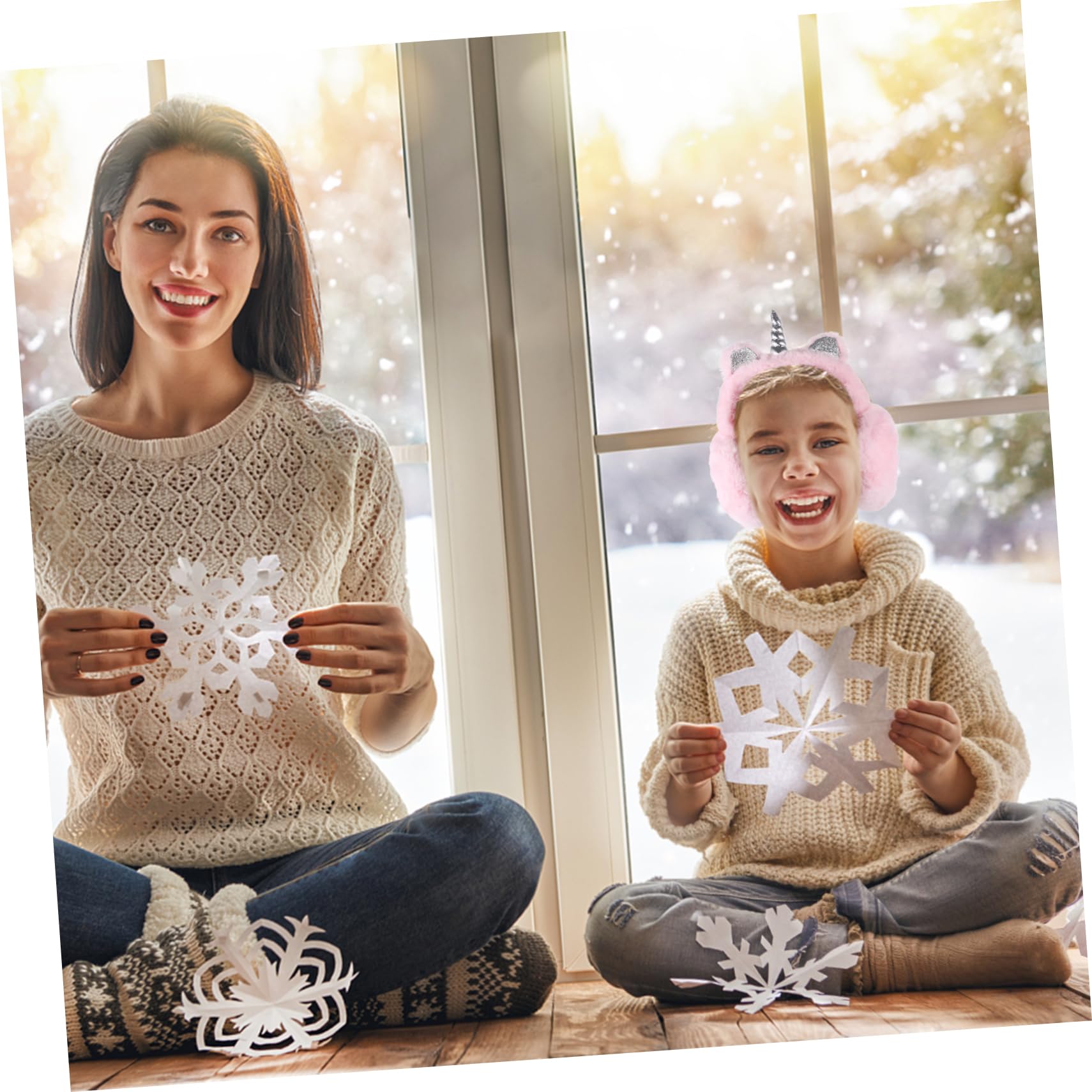 NIYANGLE Unicorn Ear Mask Warm Winter Earmuffs for Adults Boys and Girls Cold-weather Ear Covers