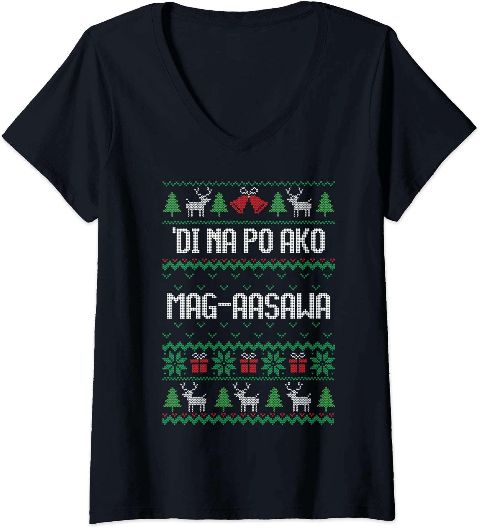 Maharlika ClothingWomens Di na po ako mag aasawa V-Neck T-Shirt