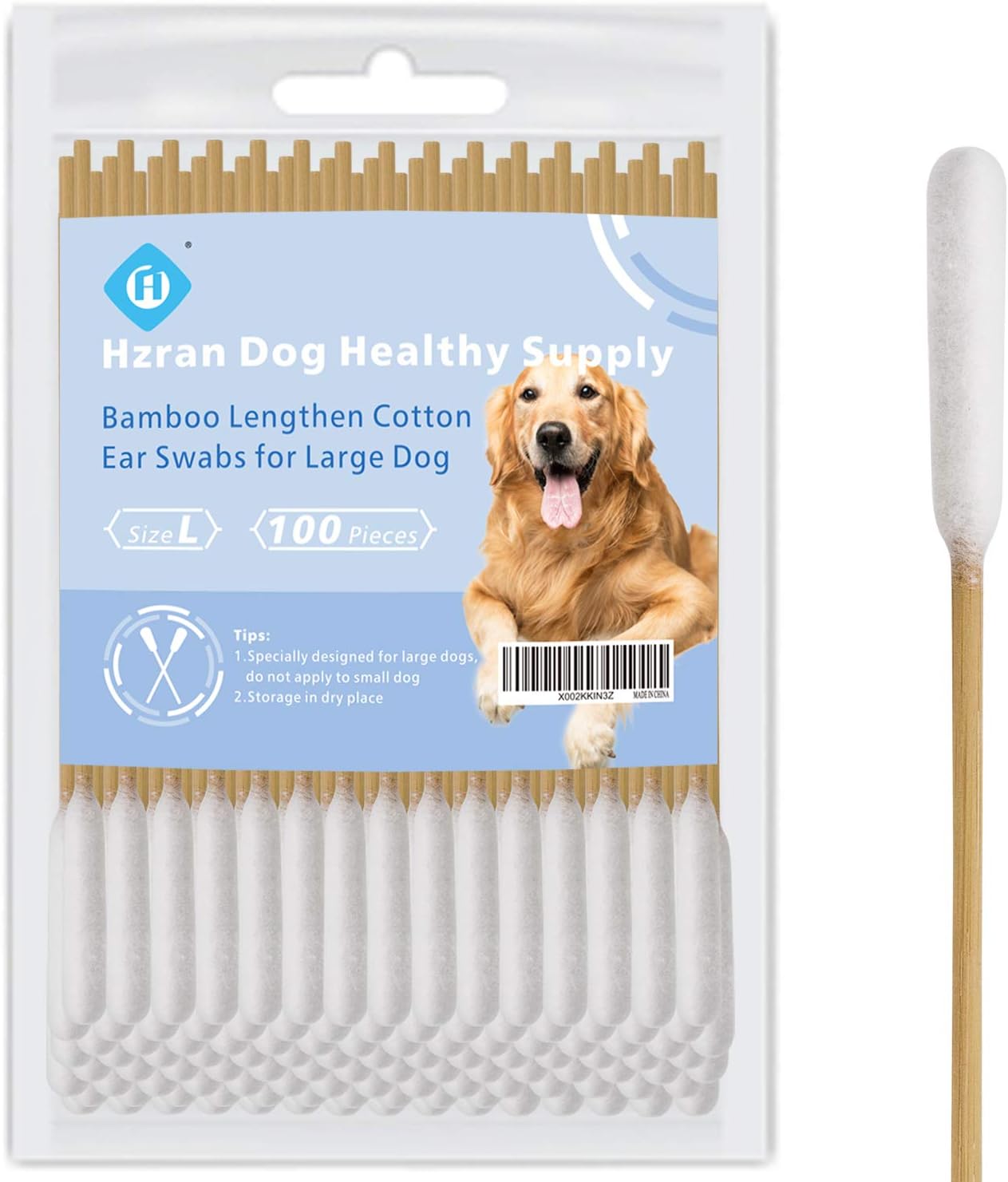 Large Cotton Swabs for Dog Ear（L）