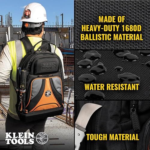 Miniatura 3 de Klein Tools 80120 Kit de mochila y alicates con mochila, alicates de punta larga, alicates de corte diagonal y alicates de corte lateral, 4 piezas