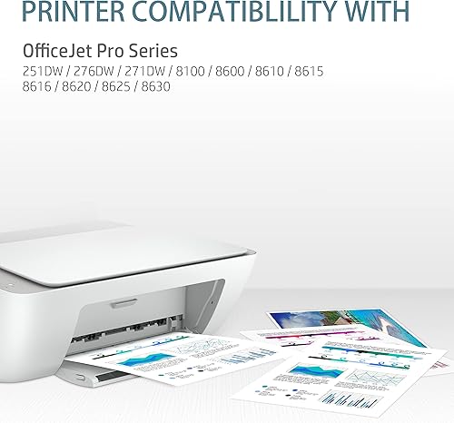 Miniatura 2 de Cartuchos de tinta 950XL, repuesto para cartuchos de tinta HP 950XL 951XL Combo 950 951 para usar con impresora HP OfficeJet Pro 8600 Pro 8610