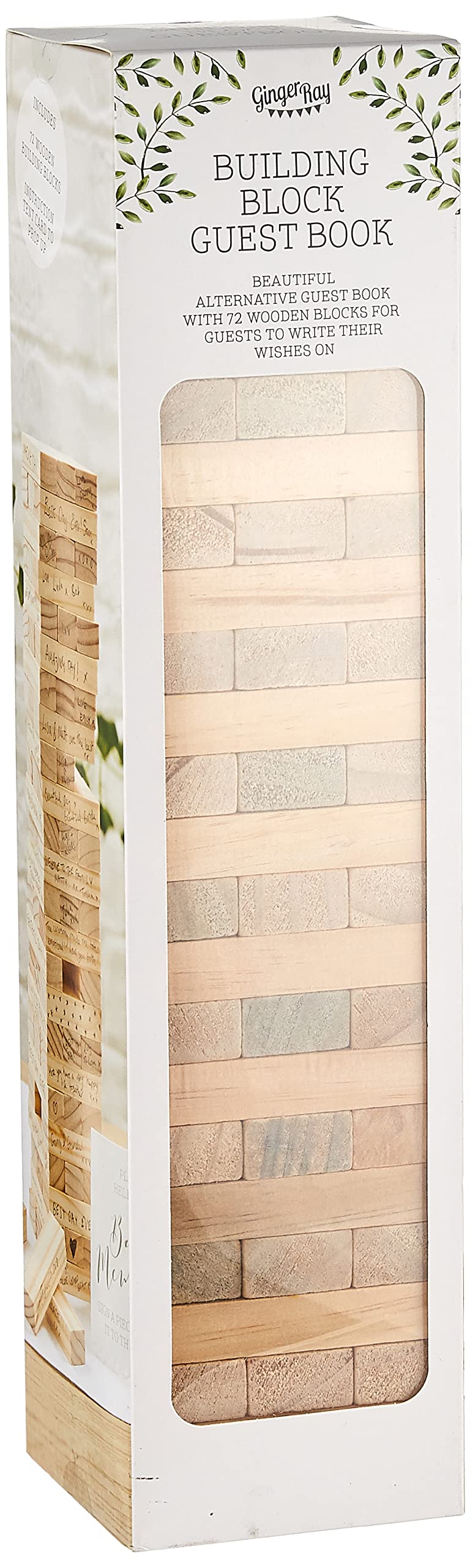 Ginger Ray Build A Memory Block Alternative Wedding Guest Book - Beautiful Botanics