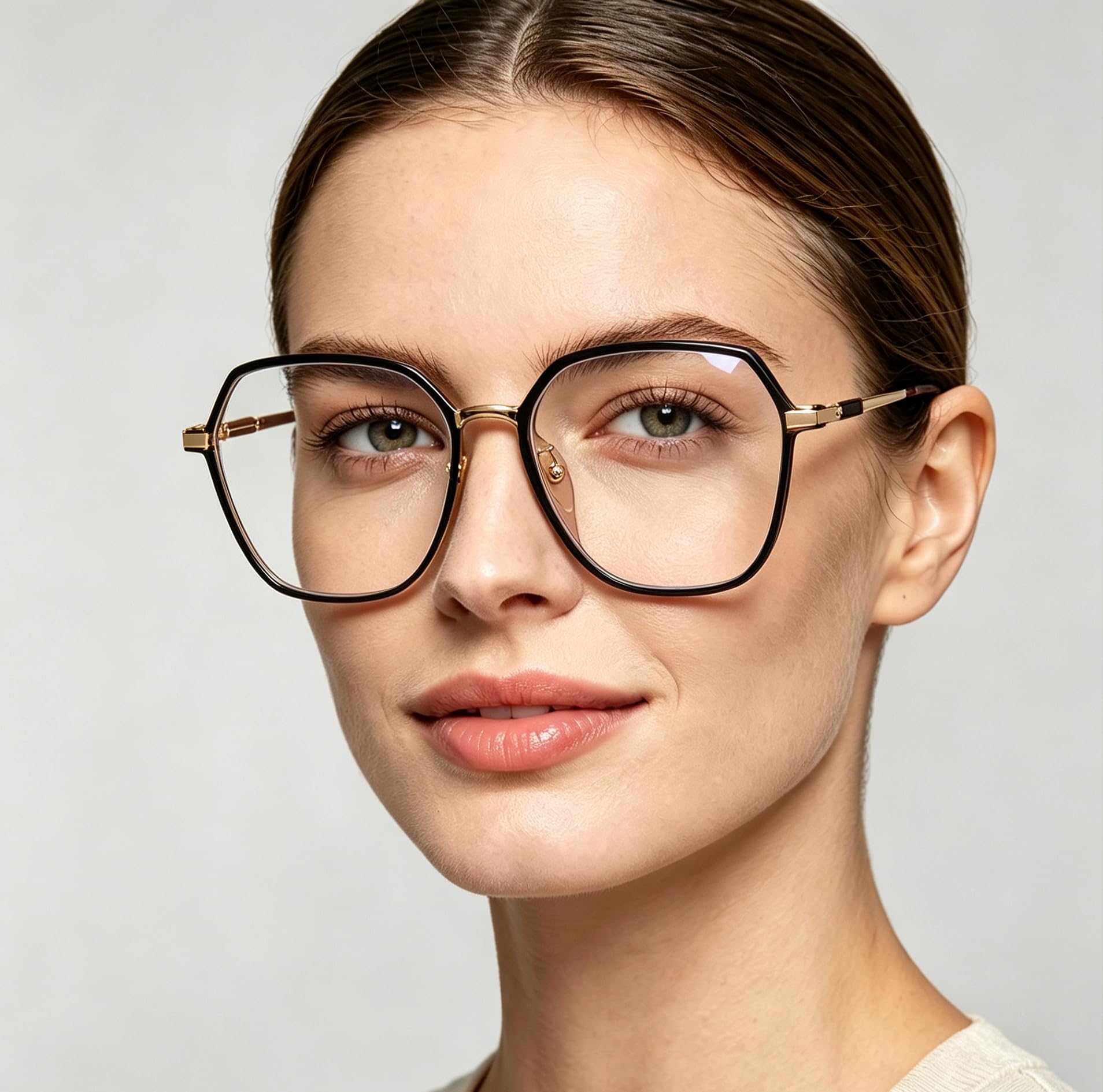 Lesebrille, extragroß, Blaulichtblockierung, für Männer und Frauen, 4 Stück, modische Computer-Lesebrille (4 Paar, 2,5 Dioptrien)