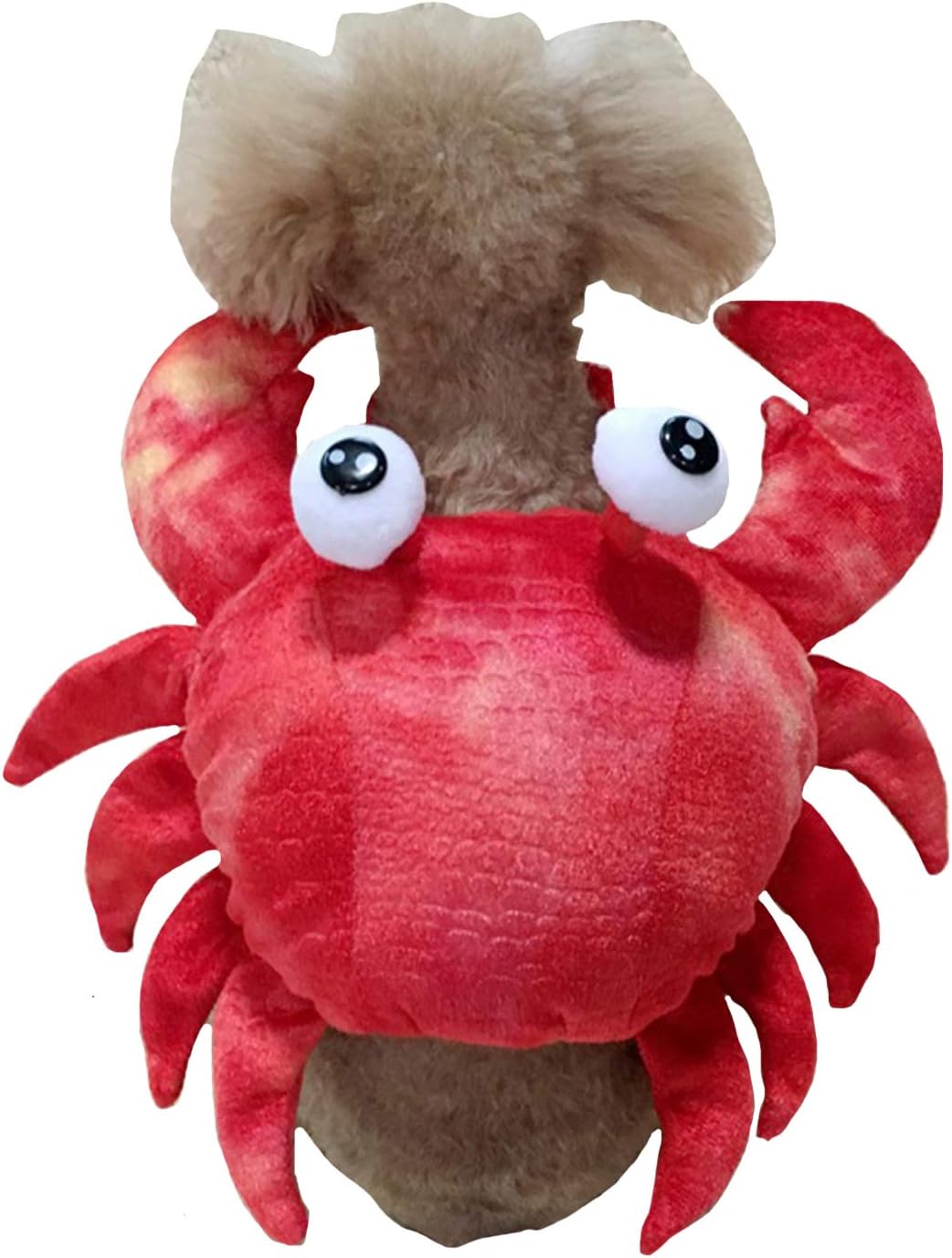 MuYaoPetLobster Dog Halloween Costume Winter Warm Pet Coat Clothes for Small to Large Dog (XL, Crab)