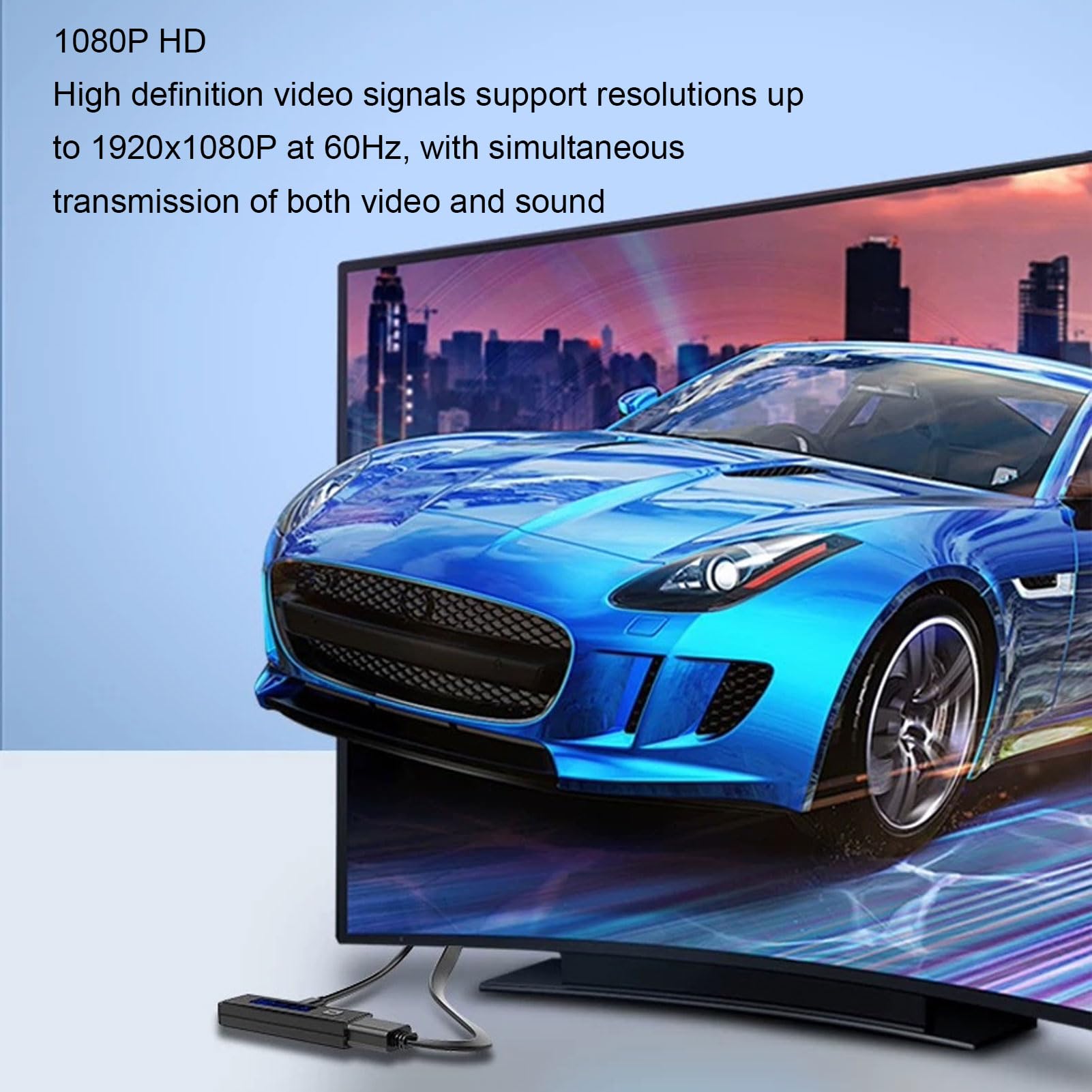 VBESTLIFE Trasmettitore E Ricevitore HDMI Wireless – 4K E 1080P 60Hz, Portata 60 M, Dual Band 5G+2.4G, Plug And Play, Per Laptop E TV