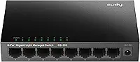 Cudy Switch Gigabit De 8 Portas, Fácil De Gerenciar, Plug & Play Para Mesa/Parede, Estrutura Metálica Robusta, Suporte A Qos, Vlan, Igmp E Dhcp, Gs108E