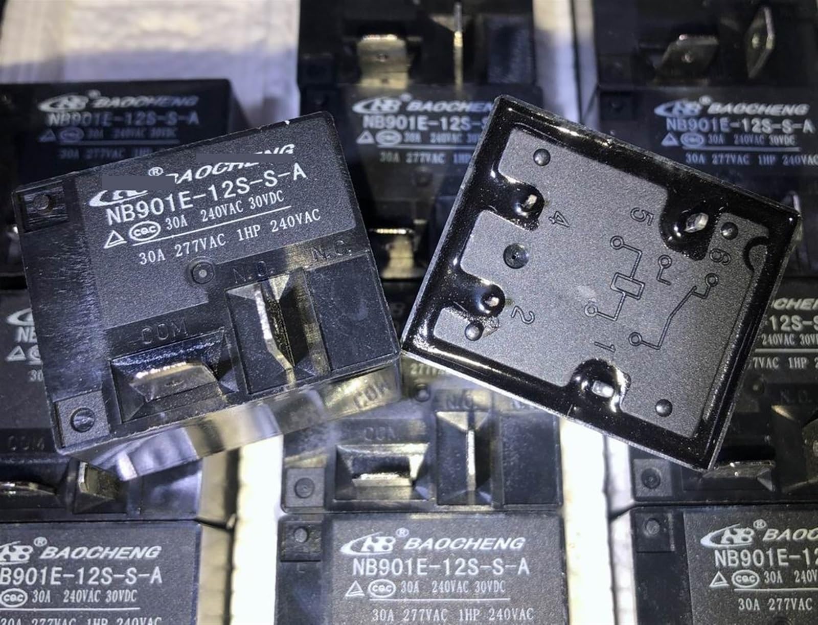 Relais 12V 30A NB901E-12S-SA Commutateur T91-1A 4 Pins