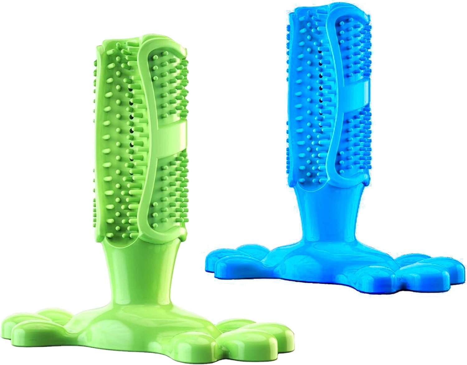 Cian 2 Pack Dog Toothbrush, Interactive Dog Chew Tooth Brush, Dog