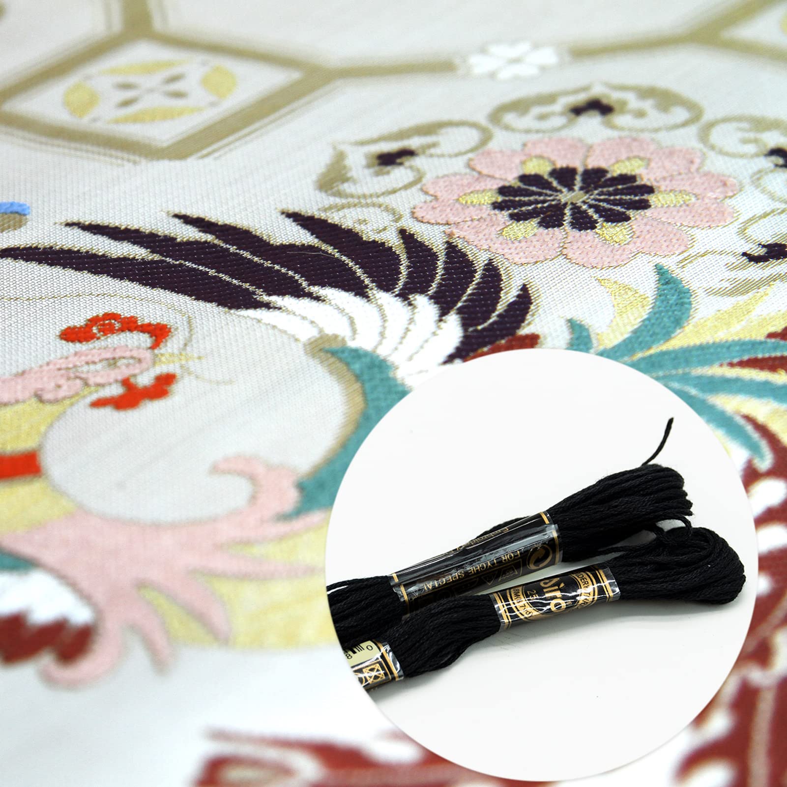 Qualité-Fil à Coudre 4 Cônes-Bobines De Fil Pour Machine à Coudre Bobines De Fils à Coudre Noir