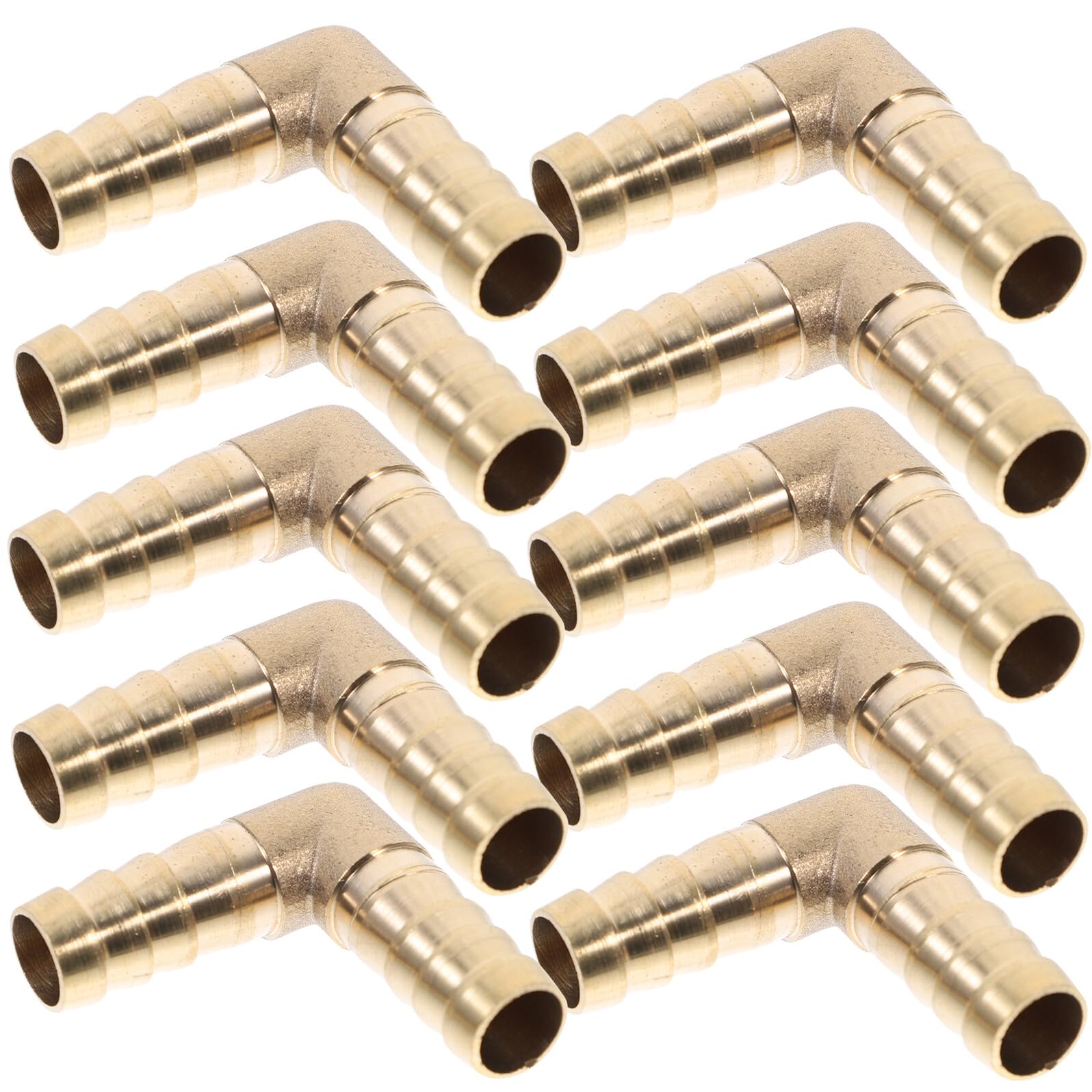10 pezzi Raccordi Rame Gomito Pex per Riparazione Tubo Fittings Resistenti Corrosione Antigelo Compatibili con Sistemi Morsetti in Acciaio Installazione Facile e Sicura
