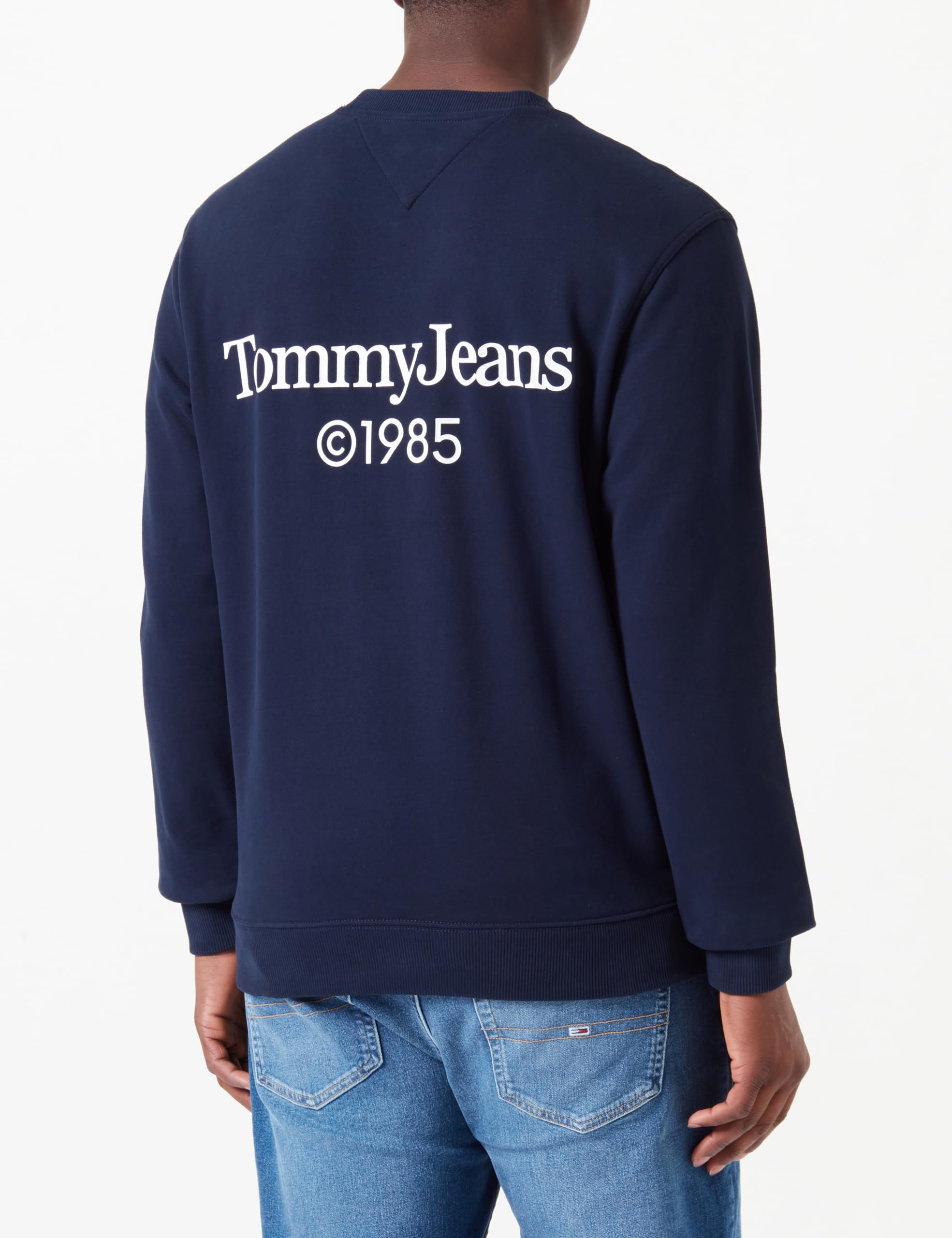 Tommy Jeans Felpa Uomo senza Cappuccio