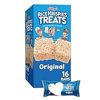 Vista 1 de Rice Krispies Las golosinas de Kellogg's Trats Original Marshmallow Bares - Classic Kid School Snack, Paquete de valor, Single Sirva (16 CUENTO)