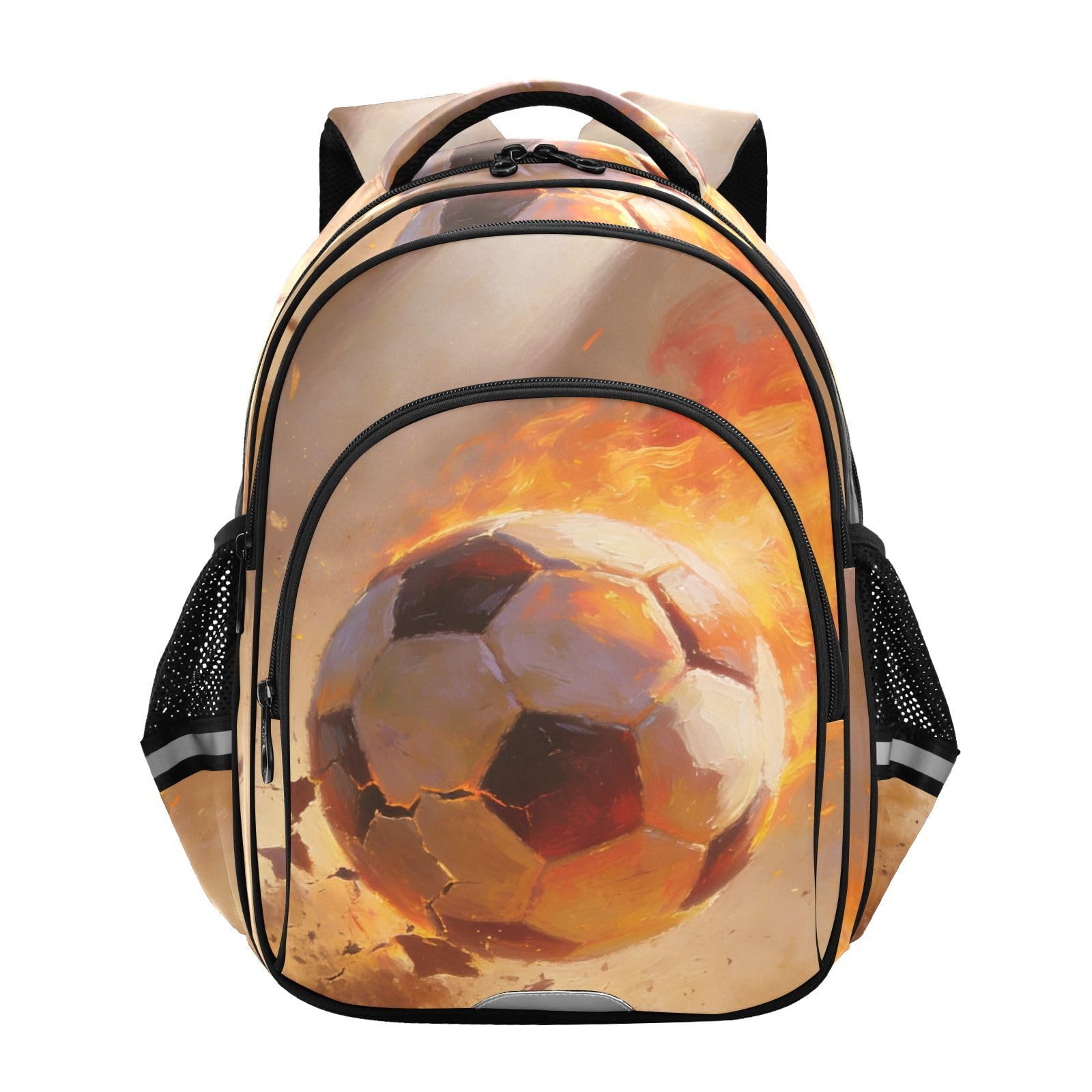 Lightweight kid Backpack Boy Girl School Bag Kindergarten Bookbag Daypack Soccer Ages 8-14 16L