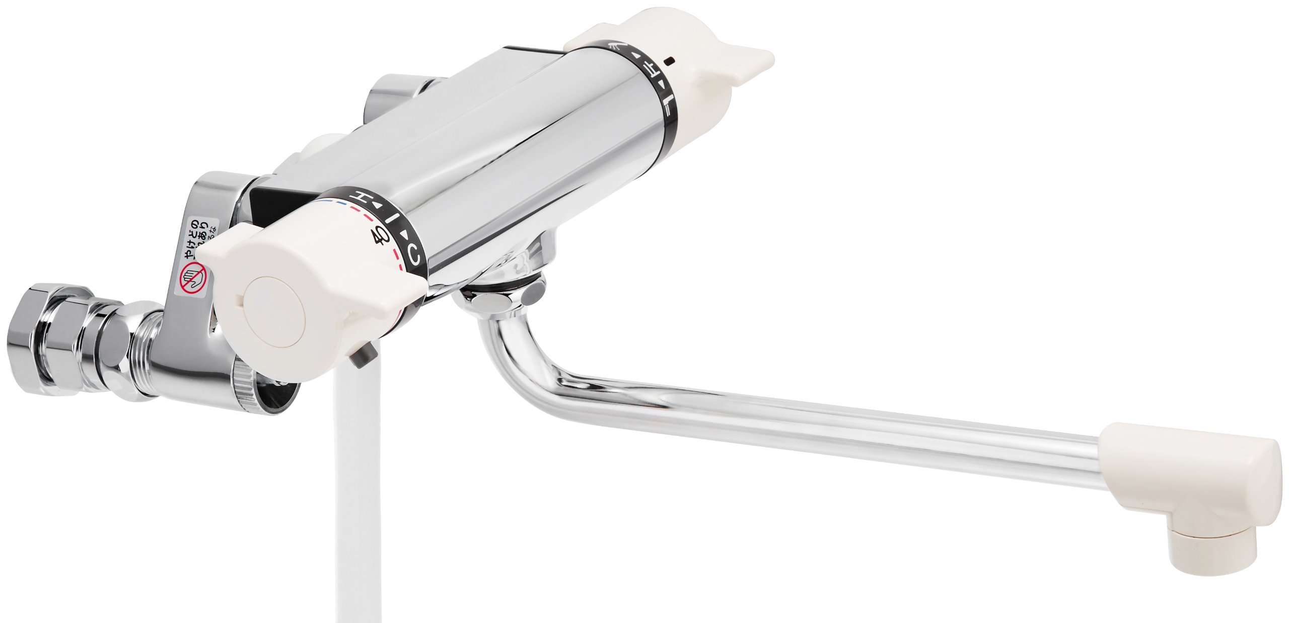 KVK 取替用サーモスタット式シャワー混合水栓 240mmパイプ付 KF800UR2