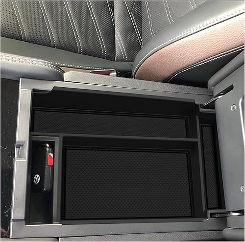 Miniatura 8 de SXCY Bandeja organizadora de consola central N*issan Pathfinder 2022 2023 2023 Pathfinder Accesorios para reposabrazos Bandeja de consola