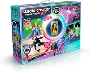 Studio Creator 360 Video Maker Kit with LED Ring Light and XL Green Screen