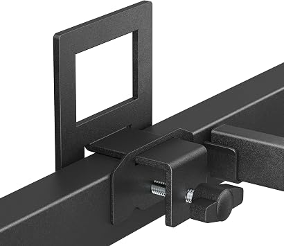 6 PCS Non Slip Mattress Gaskets for Metal Bed Frame, Anti-Slip Holder in Place Gripper, Mattress Slide Stopper, Adjustable Anti-Slip Baffle, Easy to Install, Black