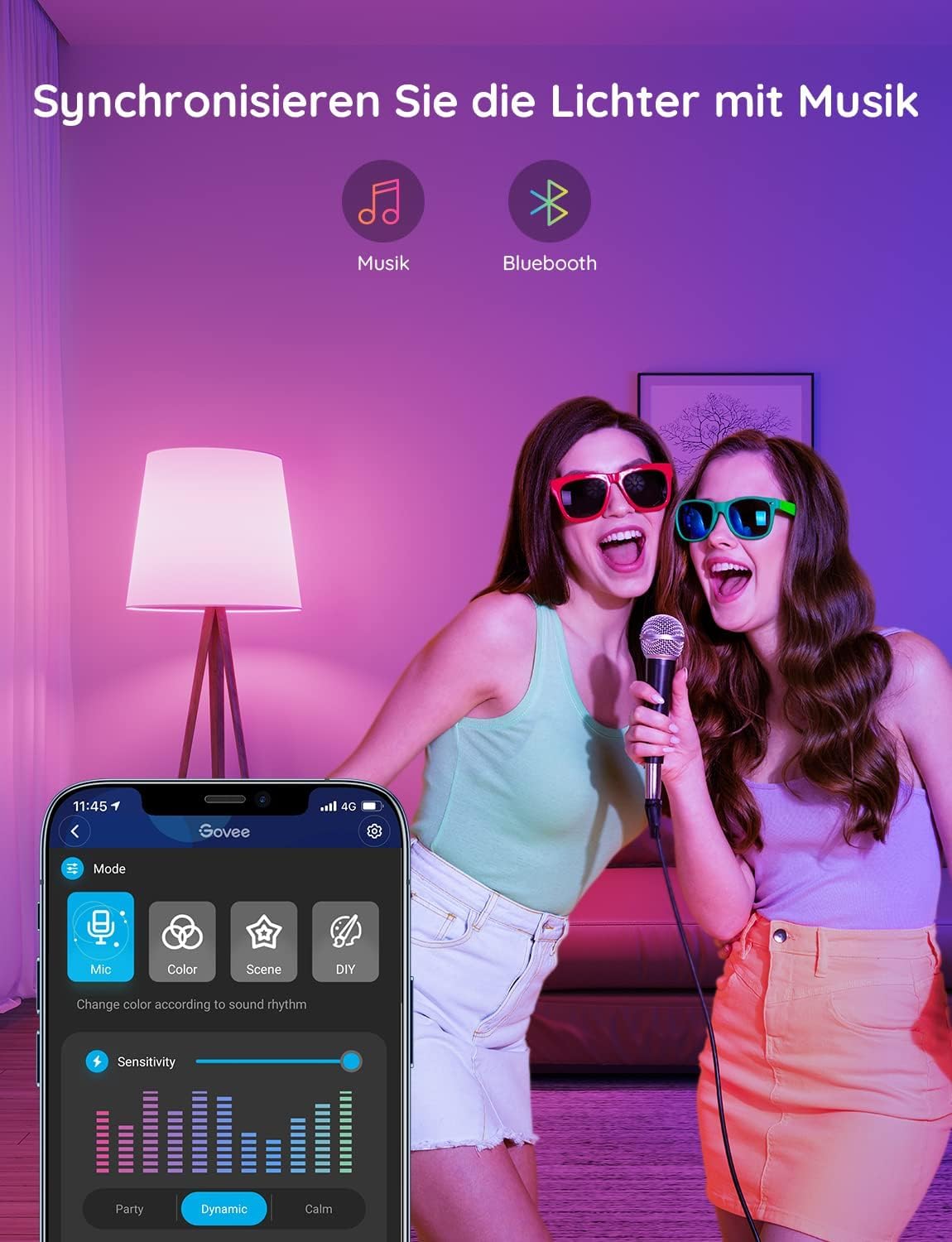 Govee E27 und E14 Smart LED Glühbirnen Combo mit Matter, Alexa und Google Assistant, RGBWW dimmbar