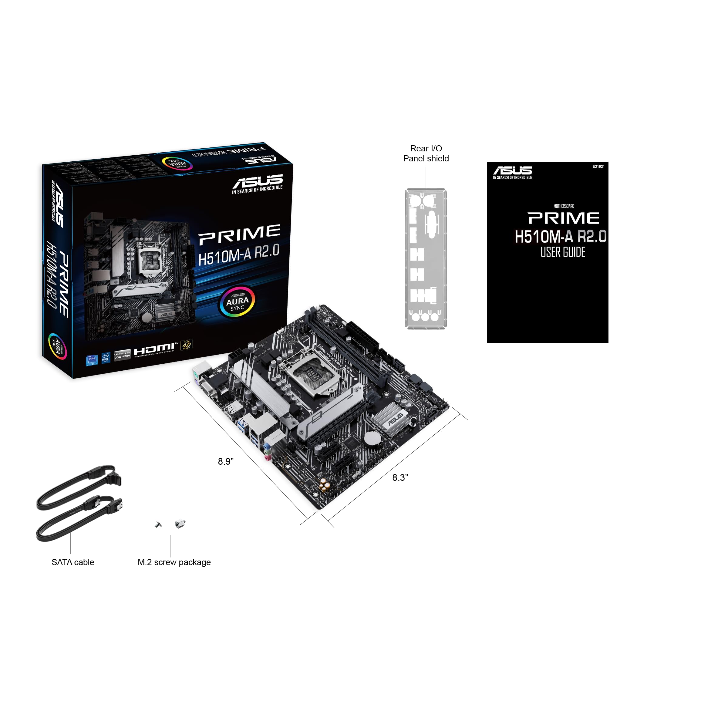 Asus Prime H510M-A R2.0 Mainboard Sockel Intel LGA1200 (Intel H470 Chipsatz – Bild 7