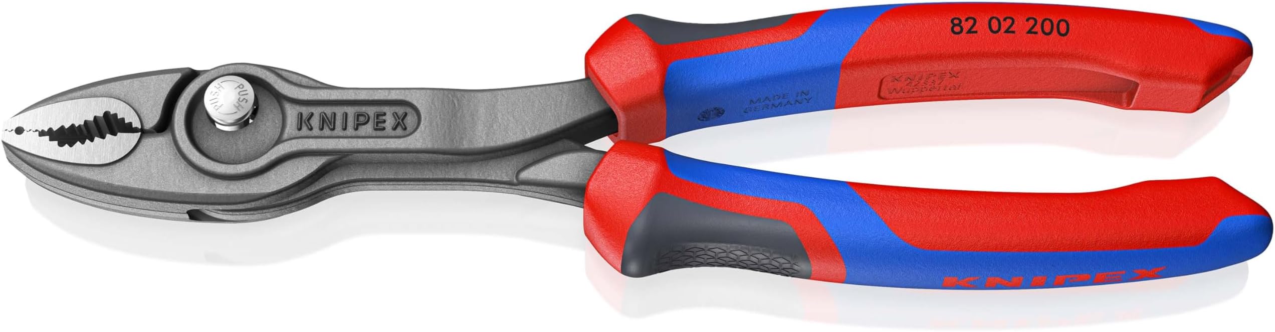 TwinGrip Front and Side GRIPPING Pliers self-Service Card with Comfort Handles 200 mm, 82 02 200 SB