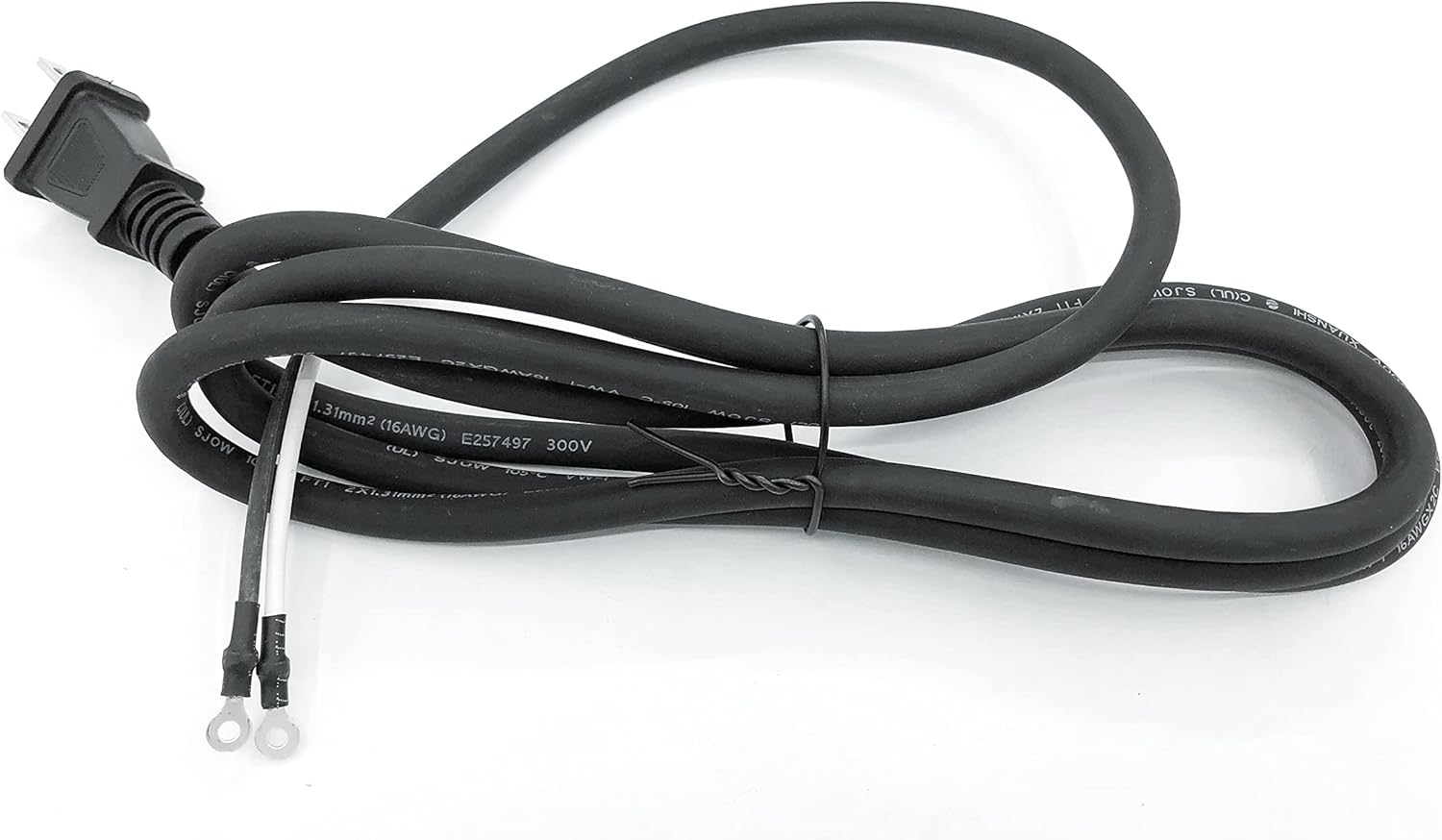 #73-377070 142 Power Cord 14/2C 300 V 105 C 2 prong with terminals Replacement Part NEW For Ridgid