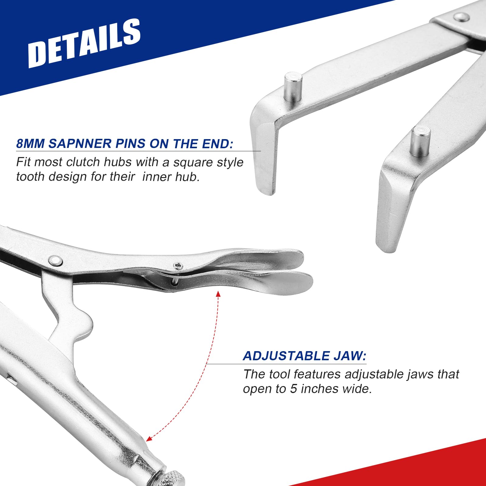 NYXOVA Motorcycle Clutch Flywheel Holding Tool, Clutch Hub Basket Gear Holder Tool