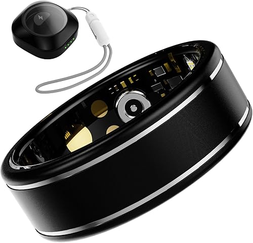 Miniatura 12 de Anillo inteligente Anarow, anillo rastreador de actividad y fitness para mujeres y hombres, monitoreo de podómetro, SpO2, calidad del sueño