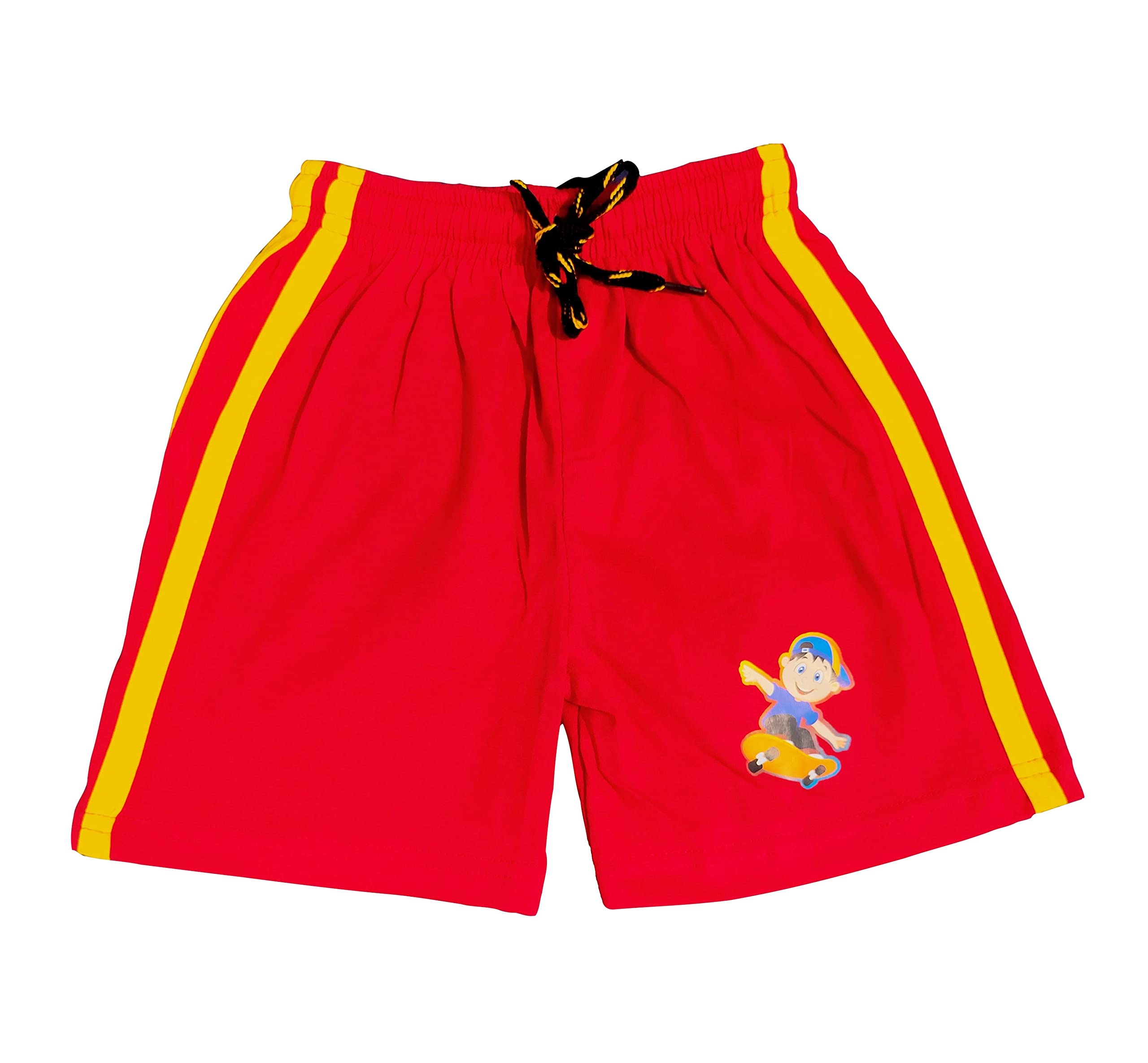 BABA AND BABY Boys and Girls Regular Cotton Shorts Pack of 5 (18-24 Months, Multi-2) 2