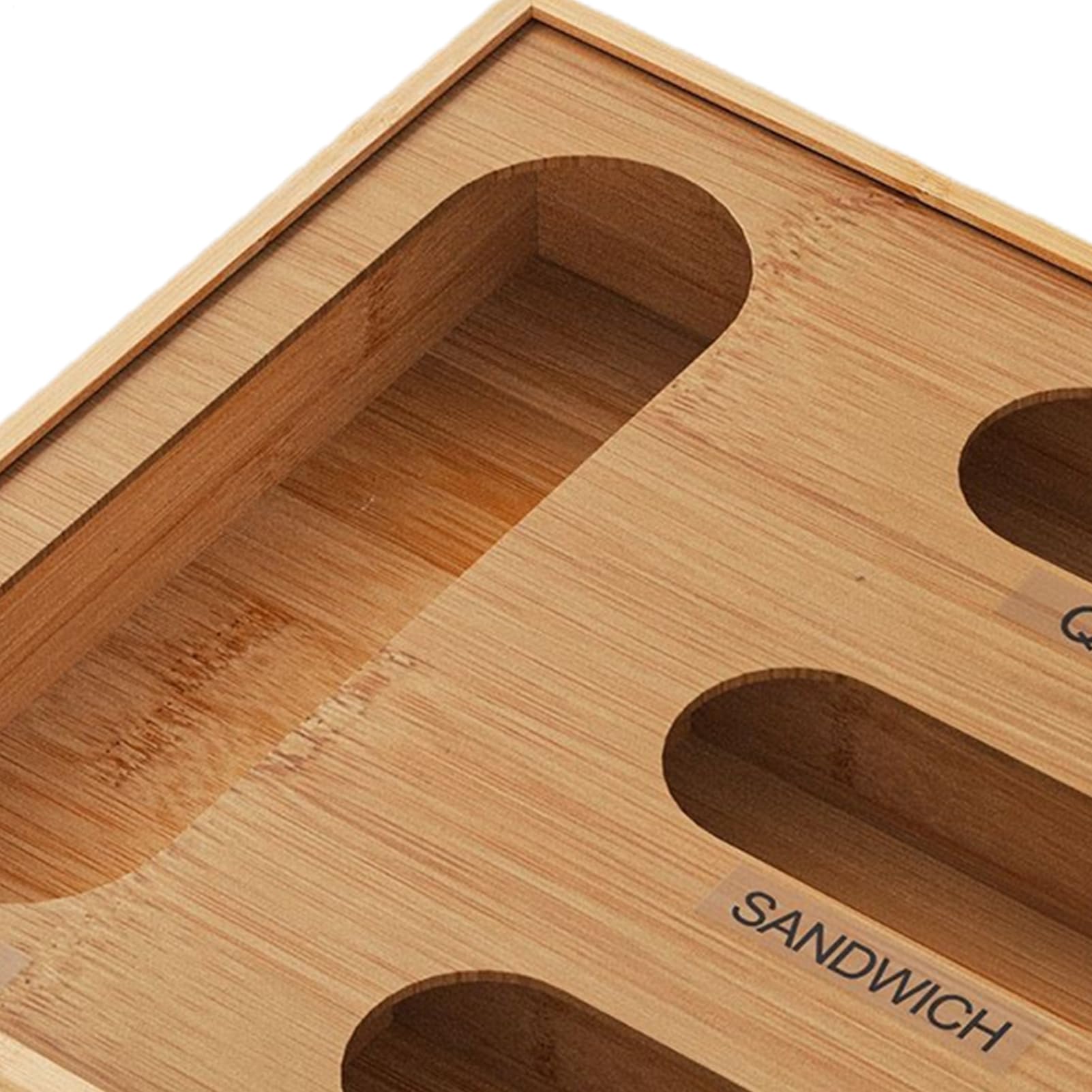 Organizzatore Borse per Cassetto Porta 4 In 1 | Organizzatore Cassetto Borse per Dispensa Cucina Snack Contenitori Dispensazione