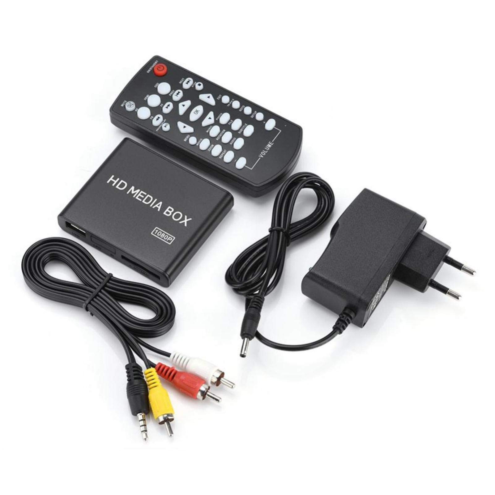 Socobeta Lecteur Multimédia High Definition Full HD Mini Box (Prise UE)