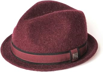 Dasmarca Mens Wool Felt Skimpy Brim Hat