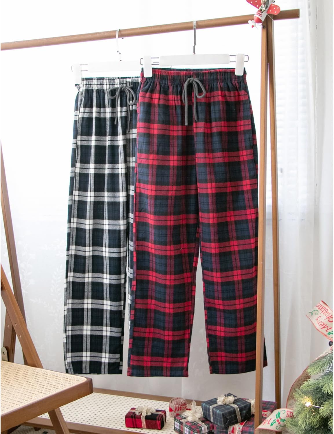Big Boy's Cotton Plaid Pajama Pants Lounge Pants 8-17 Years