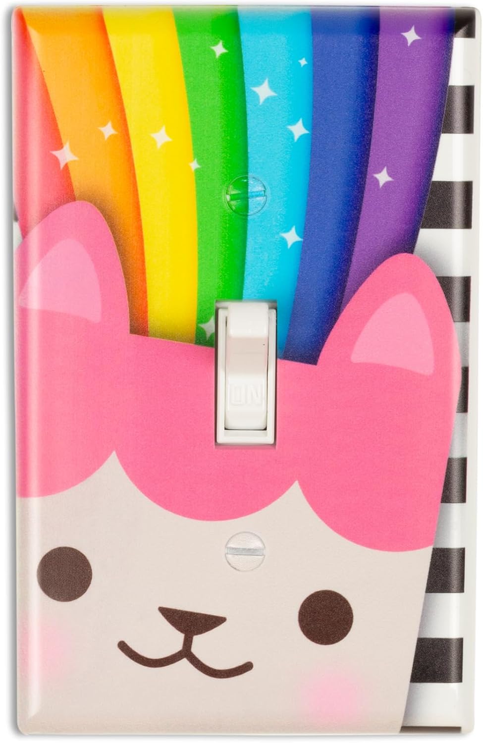 Dollhouse Light Switch Cover –Printed Wall Plate Room Decor WP-44