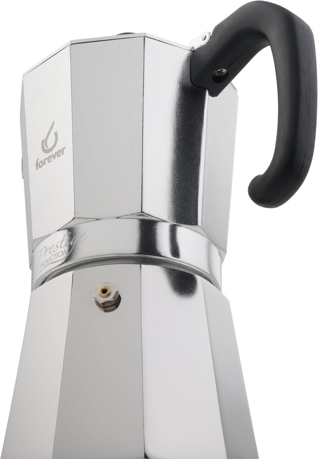 FOREVER Kaufgut FRV290615 Espresso Maker Moka Tz.9 Prestige Induction