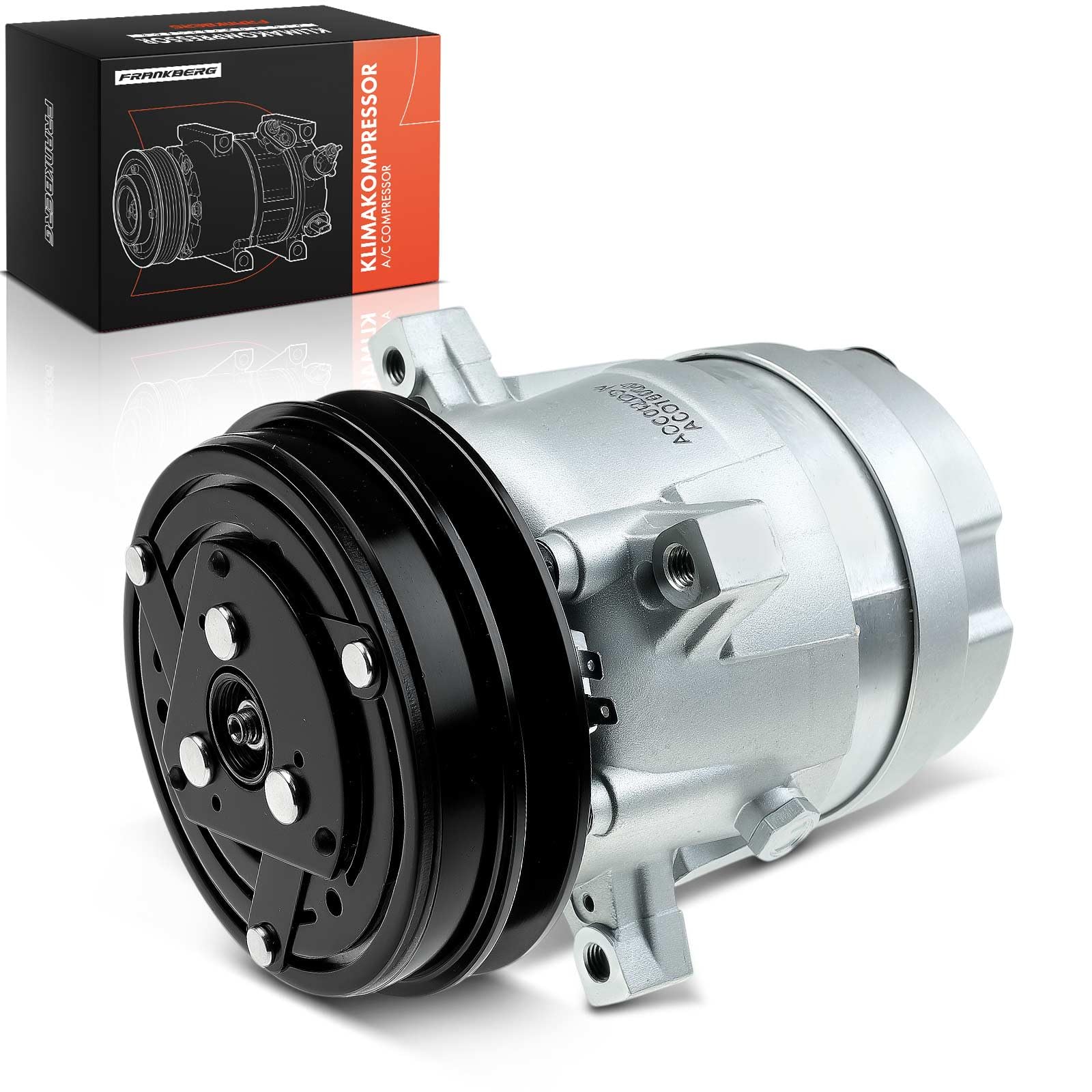 Frankberg Compressore per aria condizionata con frizione, benzina, 7576000 | Compatibile con: Dedra SW 835, Delta II 836, Dedra 835, Tipo 160, Tempra SW 159, Tempra 159