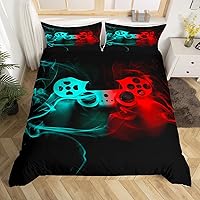 Vista 44 de Juego de ropa de cama con dinosaurios para niñas tamaño individual, lindo juego de funda de edredón rosa y morado con dinosaurios de dibujos