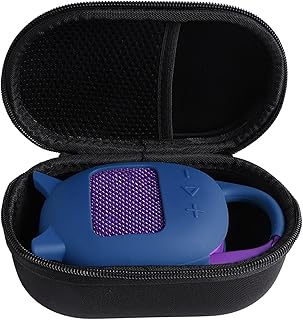 Beimus Funda de silicona y funda protectora rígida compatible con altavoces Clip 5 con carcasa impermeable y a prueba de golpes