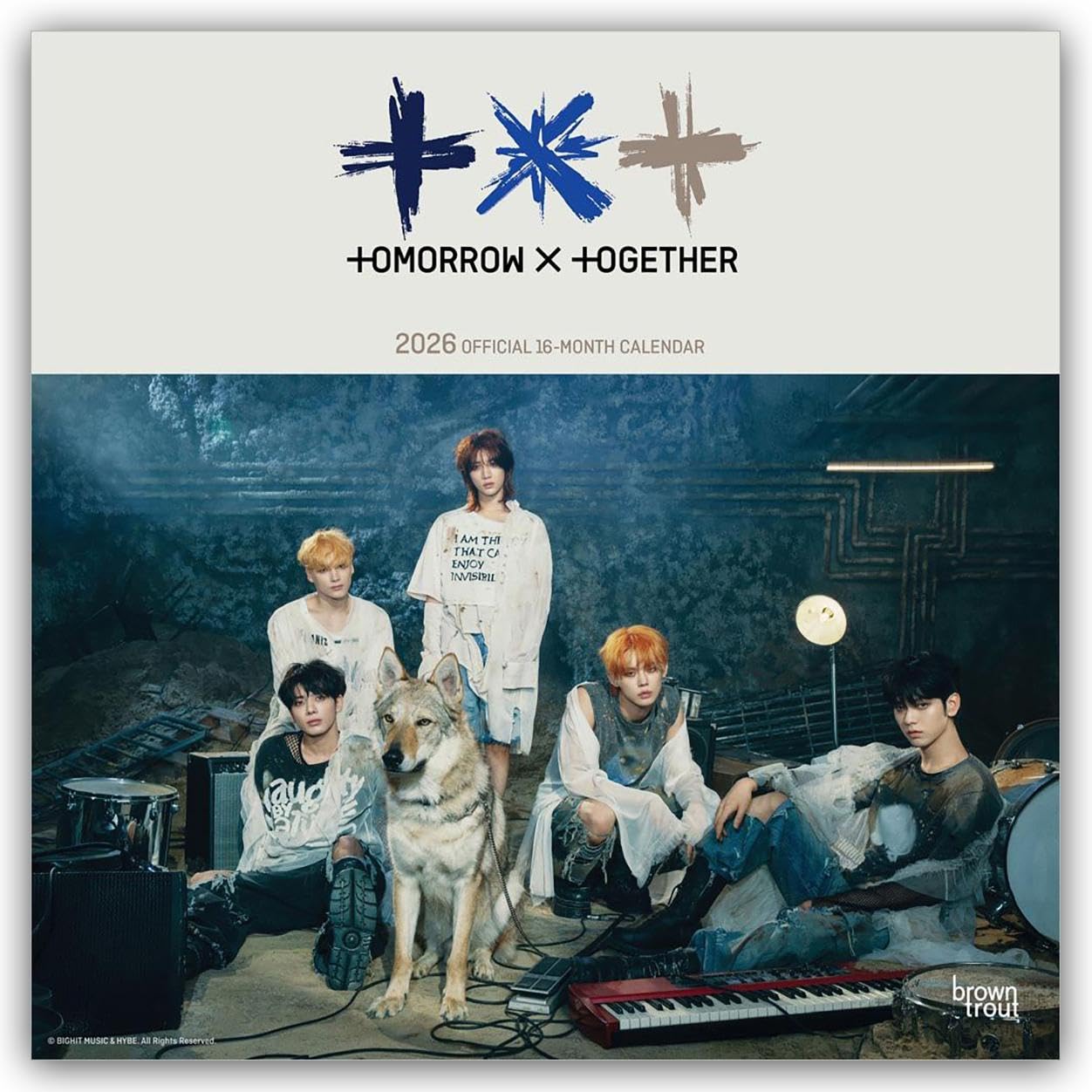 TXT – Tomorrow X Together 2026 – Wandkalender: Original BrownTrout-Kalender [Mehrsprachig] [Kalender] (Wall-Kalender)