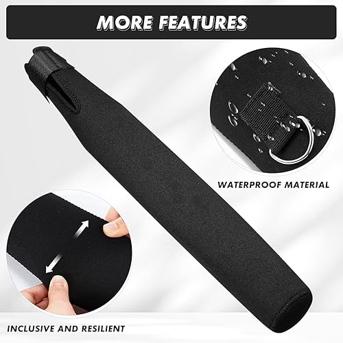 Miniatura 4 de Leyndo 2 piezas de manga de bate de béisbol calentador de manga de bate de sóftbol protector de softbol cubierta para deporte