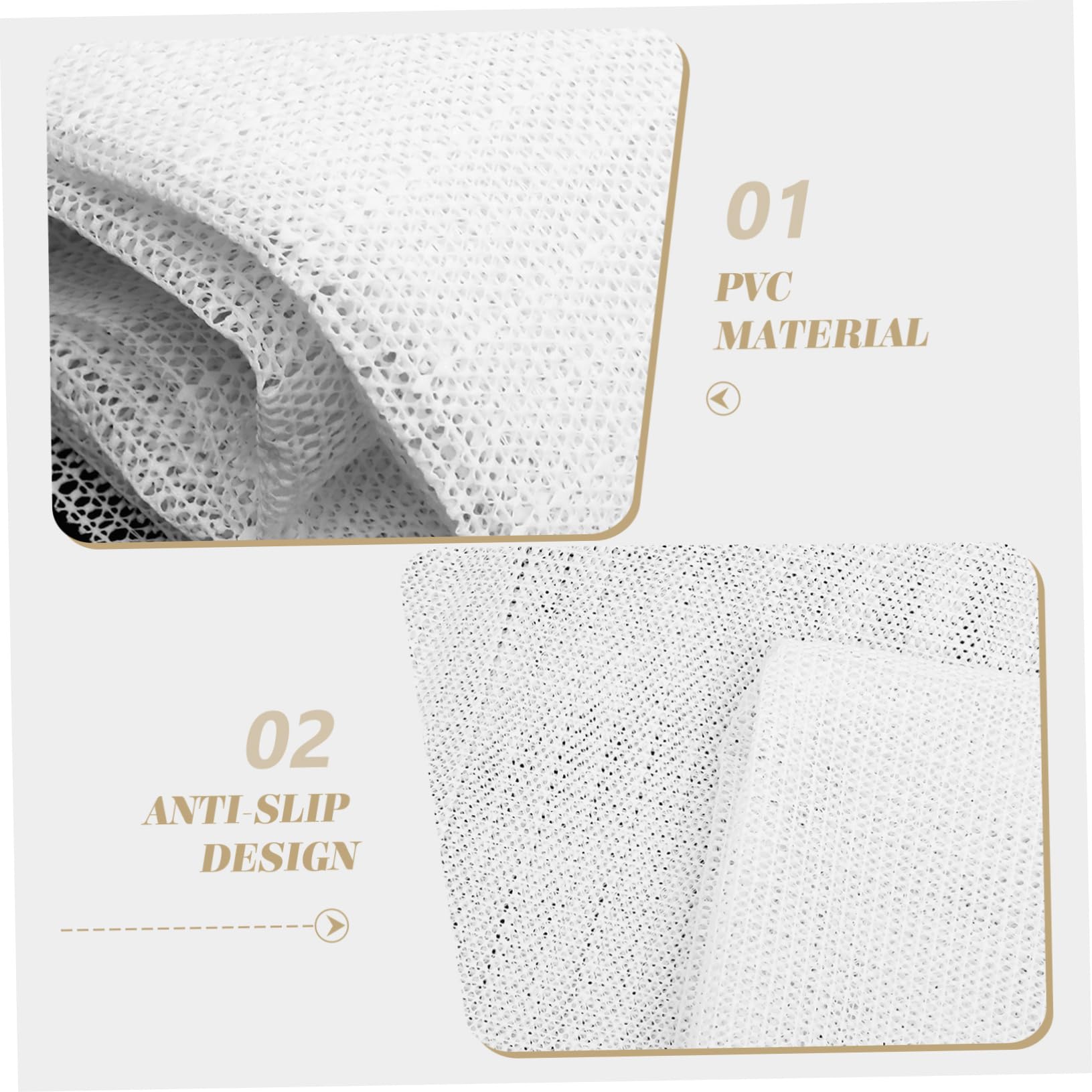 ABOOFAN -Tapis Antidérapants PVC Coussin Antidérapant pour Canapé Tapis sous Tapis Confortable pour Salon et Lit