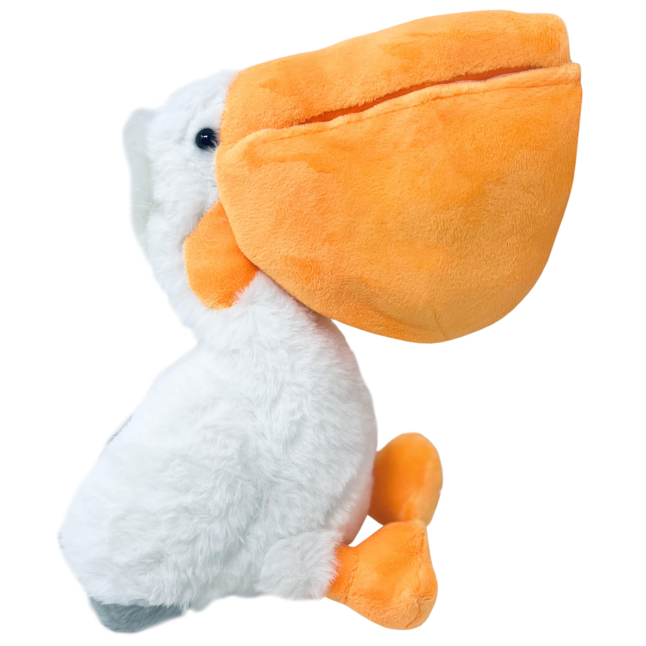 Off the Wall Toys Charlie & LEW Interaktives Pelikan und Fisch-Verstecken – Quietsch-Spaß für kleine Hunderassen und Katzen, langlebig und ansprechend, Spaß und leuchtende Farben