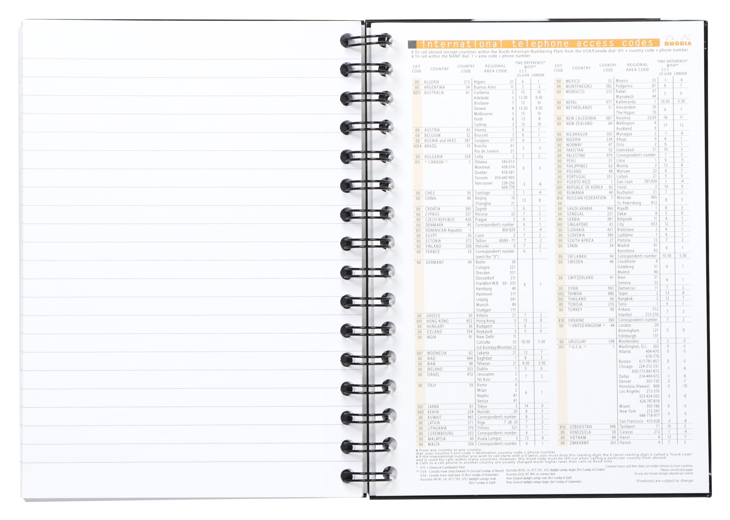 Rhodia 119233C Notes biznesowy A5 90 g 160 stron w linie