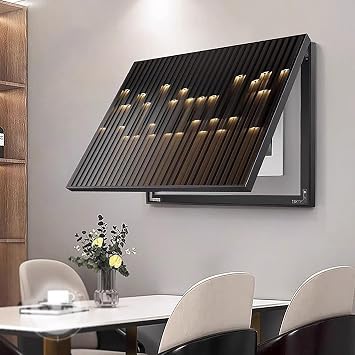 Fuse Box Cover,Electric Meter Box Cover, Wall Mounted Wall Art Decorative Cabinet, Circuit Breaker Panels Cover, Decorative Electrical Panel Cover, Meter Box Shield Suitable for Indoor Use