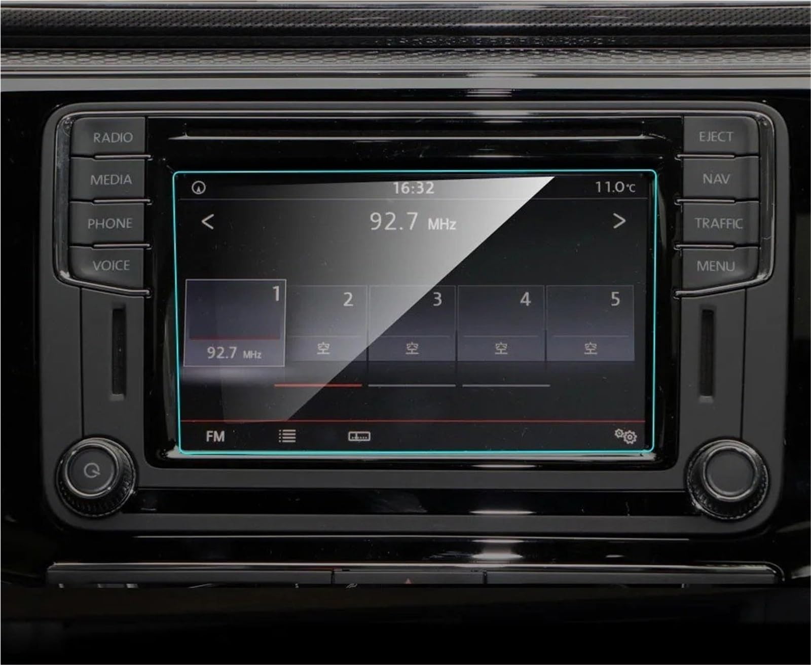 Verre trempé pour VW Passat B8 écran de navigation GPS 2015-2020