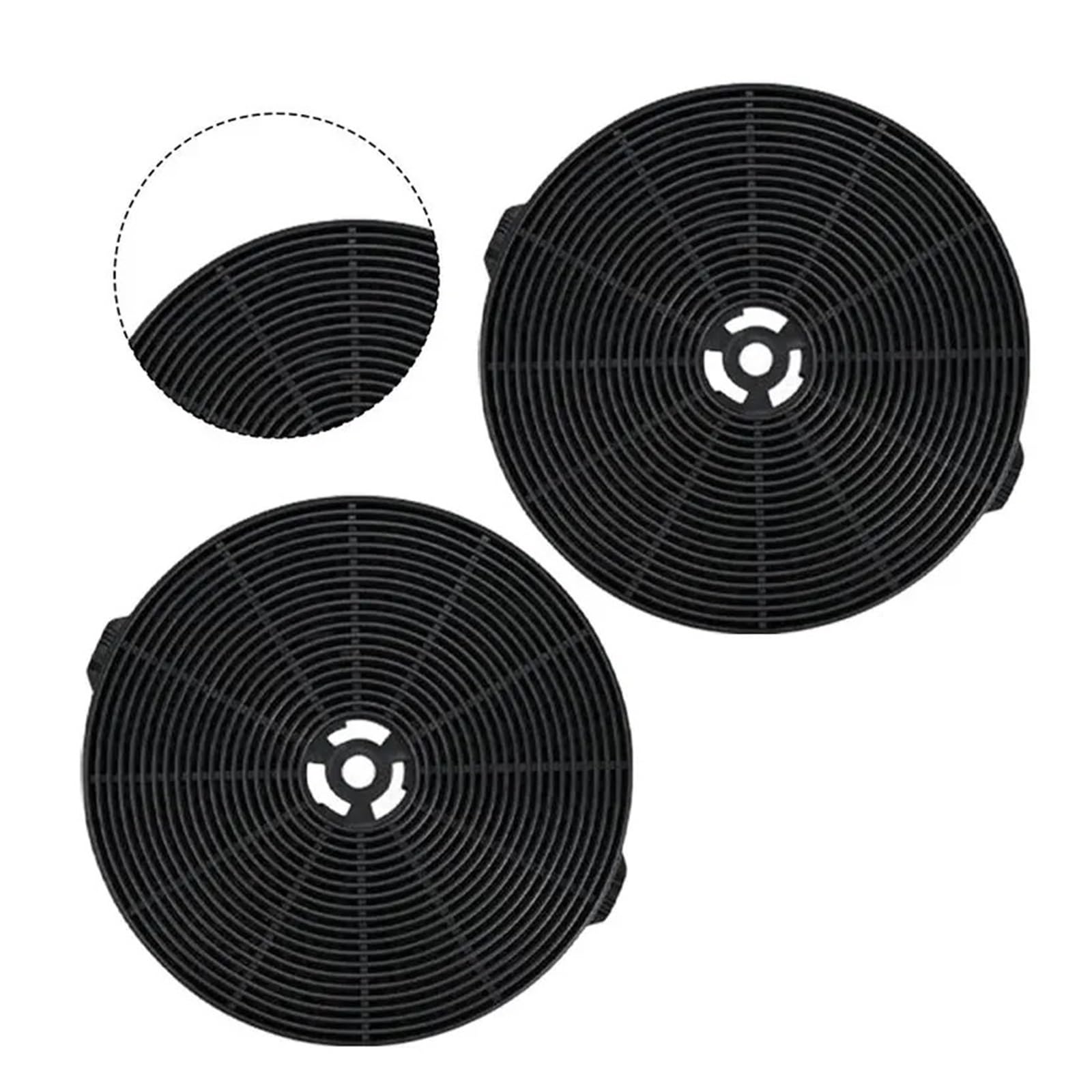 2PCS 175x24mm Abzugshaube Filter Carbon Filter Küche Dunstabzugshaube Zubehör Filter Teile