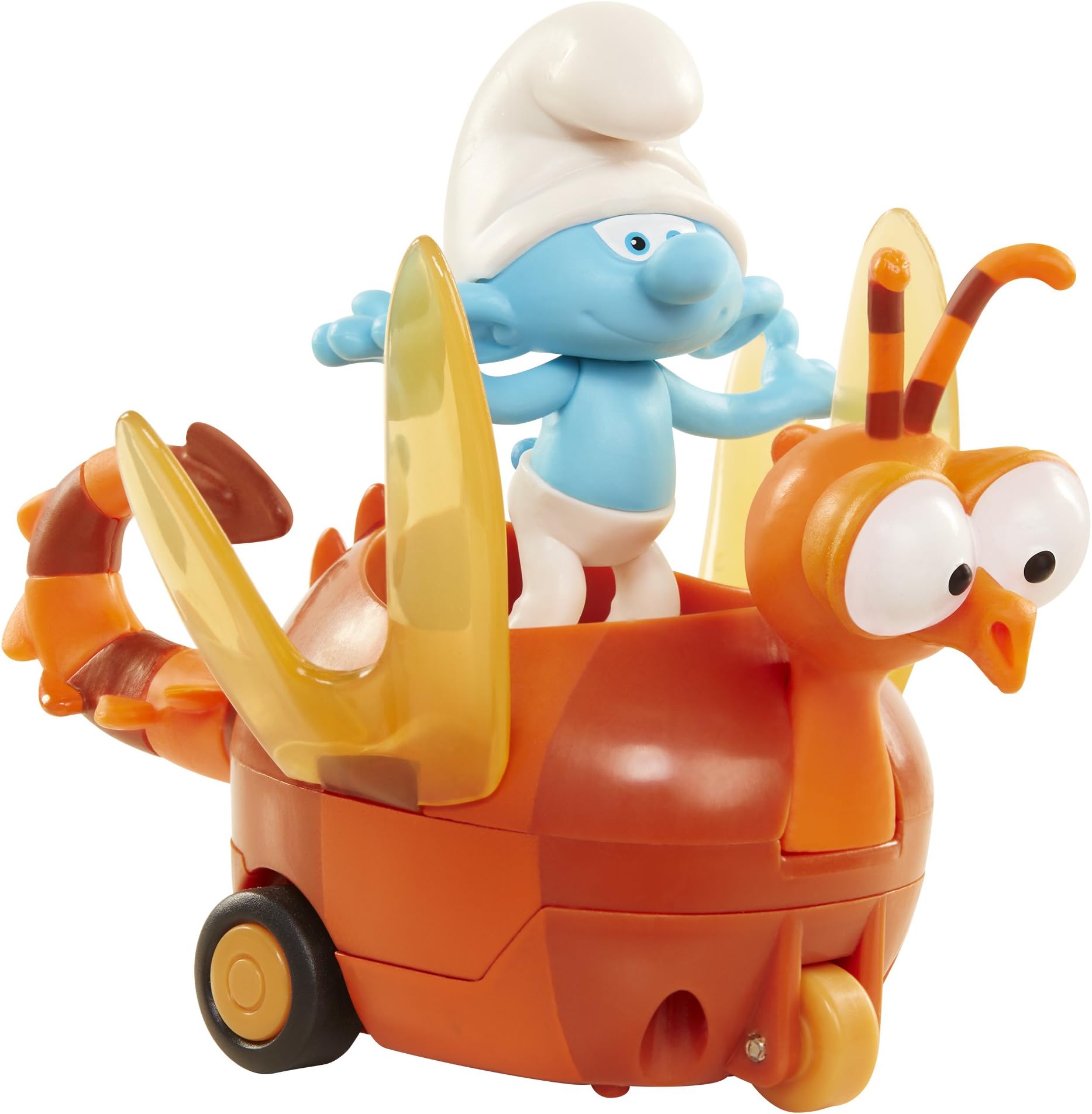 Smurfs Clumsy On Dragonfly Figure