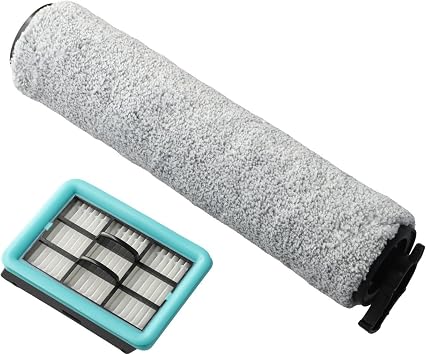 Roller Brush and Filter Kit for Bissell for CrossWave HF2 3845N 3831 Floor Scrubber, Easy Replacement Design